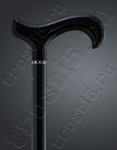 Телескопическая трость с классической рукоятью и рисунком