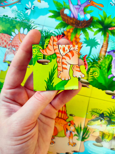 Пазл магнитный "Эра динозавров"