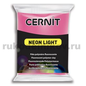 полимерная глина Cernit Neon Light, цвет-fuchsia 922 (фуксия), вес-56 грамм