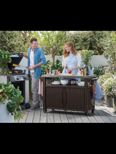 Столик для барбекю 207 Л коричневый