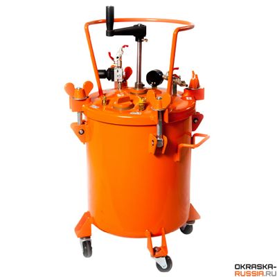 ASPRO-10L-R красконагнетательный бак с ручной мешалкой