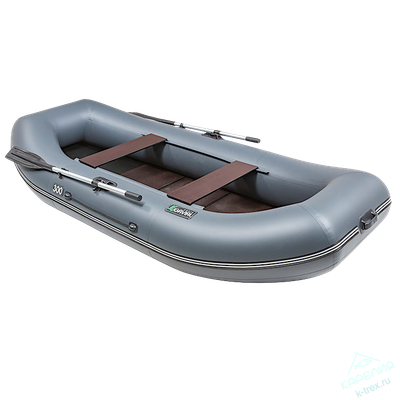 Лодка ПВХ Pelican Гавиал Гребная 300 Sport + слань