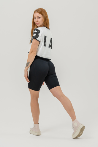 Футболка OVERSIZED CROP TOP GAME ON 610 Белая