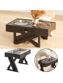 Столик с мисками Paws