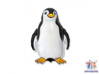 Шар Пингвин  80 см ( шар + гелий + лента)