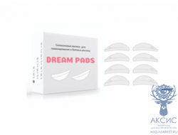 Dream pads Силиконовые валики для ламинирования и ботокса ресниц (Набор 4 пары (S, M, L, XL) более выраженный изгиб)
