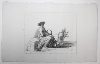 Гравюра. A. Blomart, del. Georg Leop Hertel, exe: A:V: 18 век.