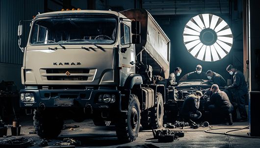 Профессиональный ремонт грузовых авто в Москве