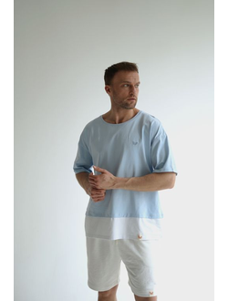 МУЖСКОЙ КОСТЮМ "ВОЗДУШНЫЙ" ГОЛУБОЙ