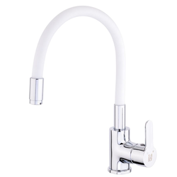 Смеситель Sanday  SD565502-06 белый