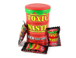 Гипер кислые леденцы Toxic Waste Red 42 g