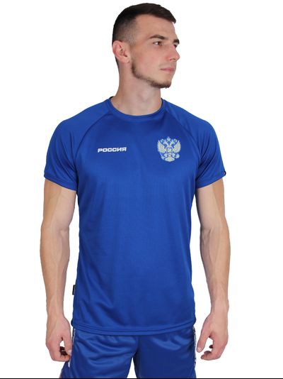 Футболка самбо BRAVEGARD ПОБЕДА синий