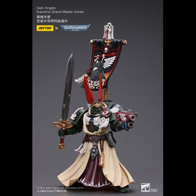 Верховный великий магистр Темных Ангелов Азраил (Warhammer 40k) - КОЛЛЕКЦИОННАЯ ФИГУРКА 1/18 Dark Angels Supreme Grand Master Azrael (JT7899) - JOYTOY