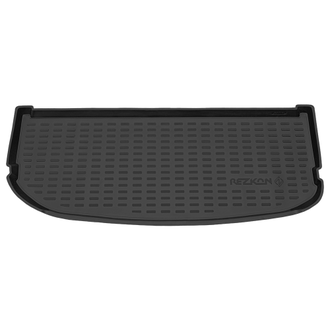 Коврик в багажник пластиковый (черный) для Hyundai Polisad 7 мест (18-Н.В.)  (Борт 4см)
