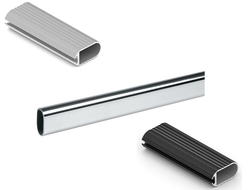 Овальные  штанги  для  плечиков