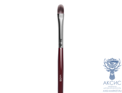 Кисть Roubloff beauty пёстрая синтетика/ овальная 8/ ручка бордовая vo08