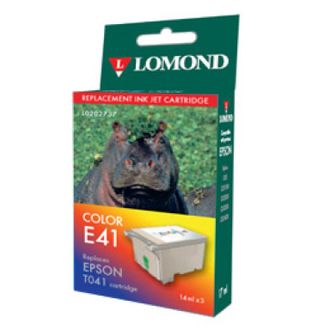 Картридж для принтера Epson, Lomonnd E41 Color, Многоцветный, 14мл, Водорастворимые чернила