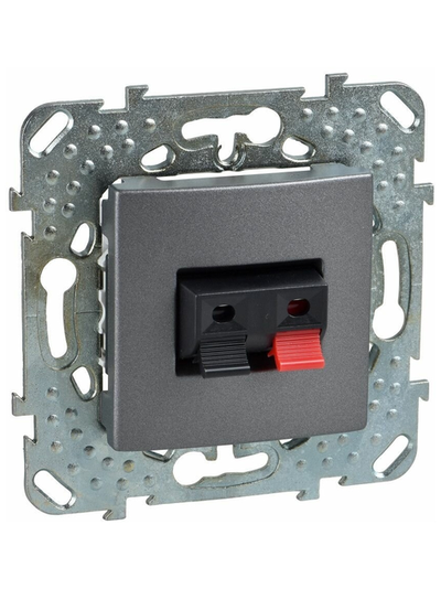 Аудиорозетка Schneider Electric Unica Top, цвет - графит