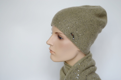 Vizio Италия 8058 CY шапка оливковая цвет 25