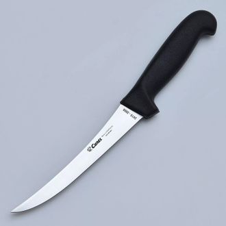 Нож (2415-2008) обвалочный 150 мм, жёсткий (черный)