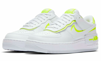 Nike Air Force 1 Shadow White Lemon Venom Volt