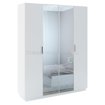 Шкаф 4-дв. Тиффани-3 М22 с зеркалом