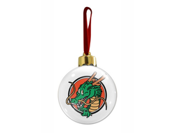 Новогодний ёлочный шар год Дракона №2