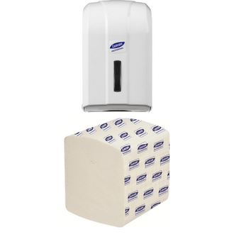 Бумага туалетная для диспенсера Luscan Professional 2сл бел цел 250л 30 пач/уп