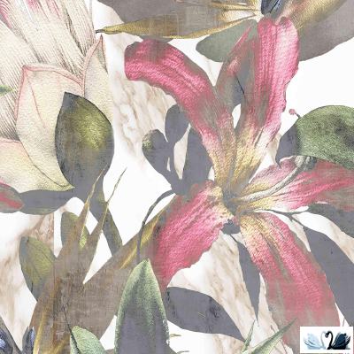 Плитка Creto Shine flower 30х90 см настенная