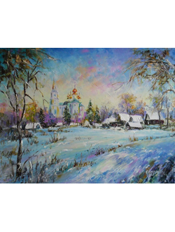 Круглова С. Н. "Архангельское",  холст / масло,  50 х 65 см.,  2012 г.
