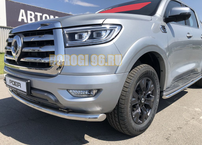 Защита переднего бампера d60 для Great Wall Poer 2021-