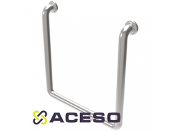 Поручень настенный П-образный 600х600 мм, на 3 опорах