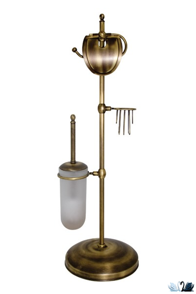 Напольная Бронзовая стойка с аксессуарами для туалета от Wildbad