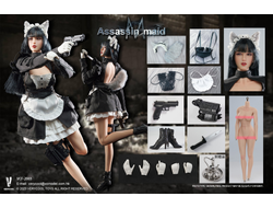 Боевая лисичка-горничная Мишель - Коллекционная фигурка 1/6 SCALE Female Assassin Series Assassin Maid Michelle (VCF-2065) - VERYCOOL
