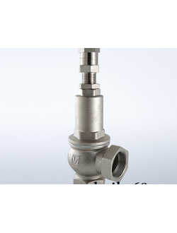 Предохранительный регулируемый клапан сброса Valtec 1/2" 3/4" 1" 1 1/4" 1 1/2" 2" VT.1831