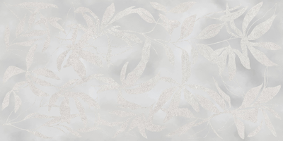 ArtWall, 60х120 см, керамогранит, Цветы Серый Матовый Ректификат, K958008R