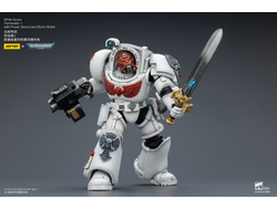 Терминатор Белых Шрамов (Warhammer 40K) - КОЛЛЕКЦИОННАЯ ФИГУРКА 1/18 White Scars Terminator with Power Sword and Storm Bolter (JT03189) - JOYTOY