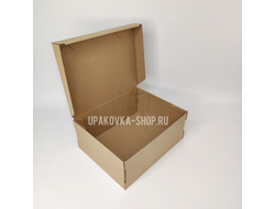 Коробка с откидной крышкой 250*200*110 мм БУРЫЙ
