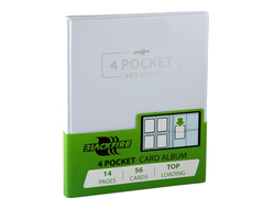 Альбом для карт "Blackfire" cо встроенными листами 2х2 - White