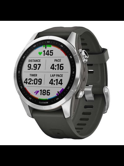 Умные часы Garmin Fenix 7S Solar Silver GPS 010-02409-00