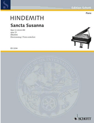 Hindemith. Sancta Susanna Klavierauszug (dt)