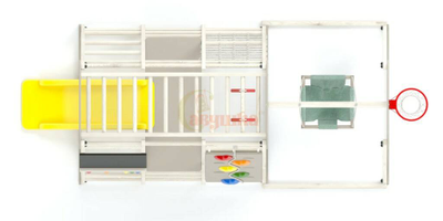 ДСК раннего развития Савушка Непоседа 8 oak