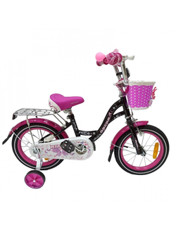 Детский велосипед OSCAR KITTY 14 Black/Purple 2023