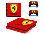 Виниловые наклейки для PS4 и джойстиков (Ferrari)
