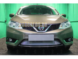 Защита радиатора Nissan Tiida II 2015- chrome