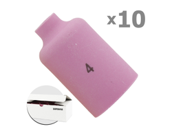 Сопло керамическое SR 17/18/26 под стандартную линзу №4 ф 6,5 мм, L=42 мм (уп. 10 шт.), БАРСВЕЛД