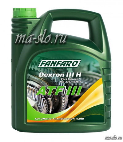 ТРАНСМИССИОННОЕ МАСЛО FANFARO ATF-III 4L