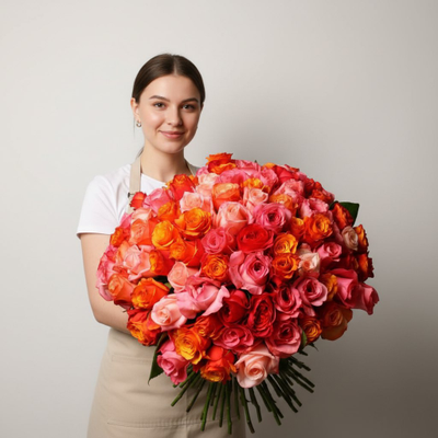 Букет моно цветов № 330