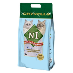 Наполнитель для кошек N1 Силикагелевый Crystals 5 л