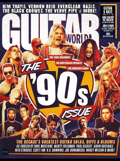 Guitar World Magazine November 2023 The &#039;90s Issue, Иностранные журналы в Москве, Intpresssshop
